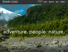 Tablet Screenshot of amity-tours.com